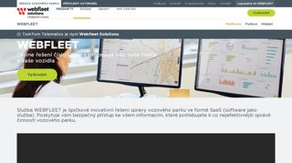 
                            2. WEBFLEET — TomTom Telematics CZ
