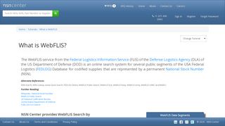 
                            8. WebFLIS Definition. What Is WebFLIS NSN Search? - NSN Center