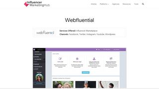 
                            6. Webfluential Review - Pricing and Features | Software Reviews