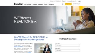 
                            5. WEBforms REALTOR link | DocuSign