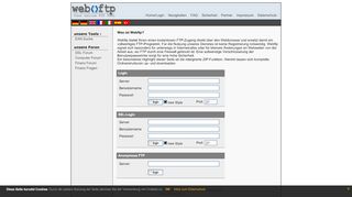 
                            12. WebFTP.de - WebFTP Interface kostenlos