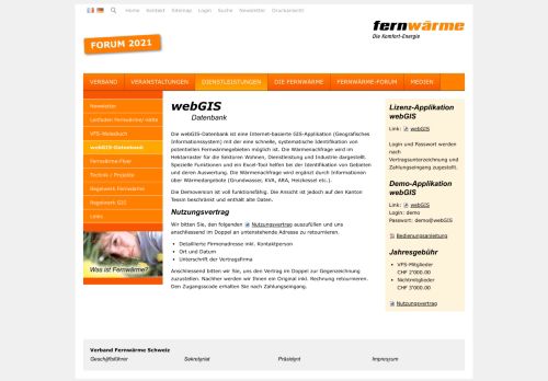 
                            13. webGIS Datenbank - Fernwärme Schweiz