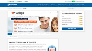 
                            7. WEBGO ERFAHRUNGEN & TEST 2019 | HOSTERZ