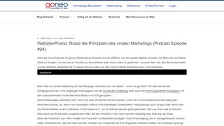 
                            9. Webhosting Podcast: Hol dir die Leute aus sozialen Plattformen auf ...