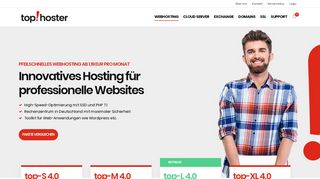 
                            4. Webhosting - tophoster.de - günstiges Hosting mit top Service