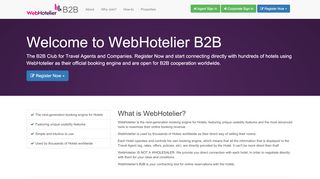 
                            4. WebHotelier B2B | Online Hotel bookings for Travel Agents ...