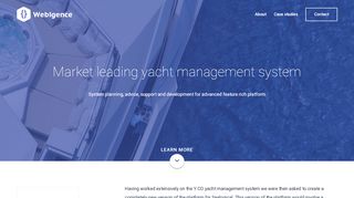 
                            12. Webigence Case Study - Market leading yacht management system