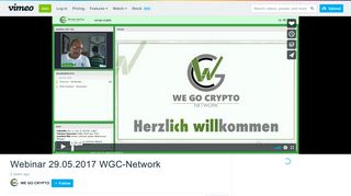 
                            10. Webinar 29.05.2017 WGC-Network on Vimeo