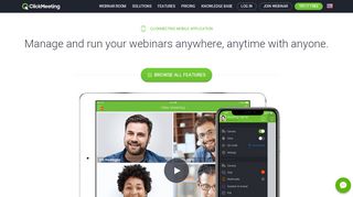 
                            13. Webinar app available on iPhone, iPad, Android | ClickMeeting Mobile