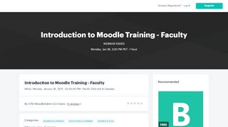 
                            4. Webinar: Introduction to Moodle Training - Faculty by VTDI ... - BigMarker