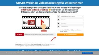 
                            3. Webinar Videomarketing Unternehmer 1 | Videomarketing-Masterplan