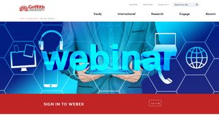 
                            11. Webinar (WebEx) - Staff portal - Griffith University