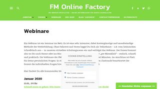 
                            6. Webinare - FM Online Factory