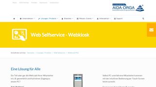 
                            11. Webkiosk (PIZ) - AIDA Systeme