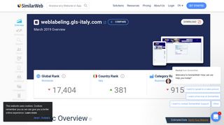 
                            10. Weblabeling.gls-italy.com Analytics - Market Share Stats & Traffic ...