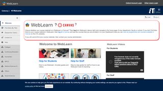 
                            4. WebLearn : Gateway : Welcome - University of Oxford