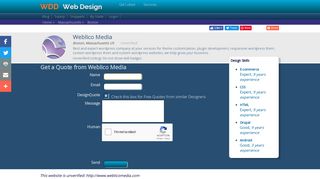 
                            11. Weblico Media Boston Massachusetts - Web Design