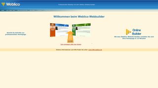 
                            2. Weblico Webbuilder (Webbaukasten System)