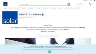 
                            2. Weblink 2 – informacja - Solar