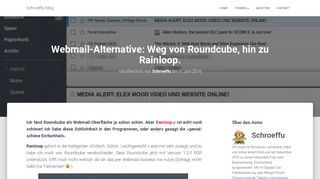 
                            11. Webmail-Alternative: Weg von Roundcube, hin zu Rainloop ...