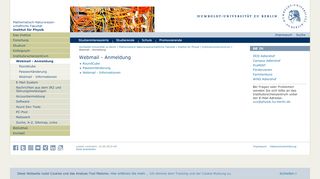 
                            4. Webmail - Anmeldung - Institut für Physik - Humboldt-Universität zu ...