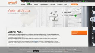 
                            6. WebMail Aruba-Servicios Incluidos-Hosting y Dominios | Hosting ...