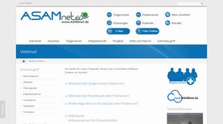 
                            6. Webmail | ASAMnet e.V.