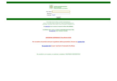 
                            3. Webmail - Azienda USL di Modena