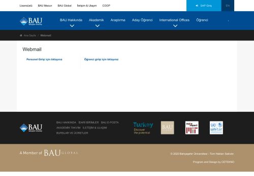 
                            5. Webmail :: BAU - Bahçeşehir Üniversitesi