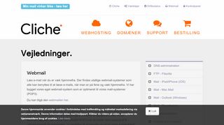 
                            2. Webmail - Cliche Denmark