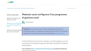 
                            6. Webmail: come configurare il tuo programma di gestione email ...