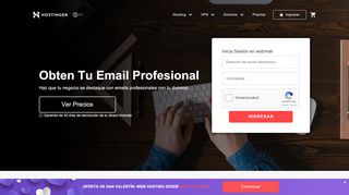 
                            4. Webmail: crea uno nuevo o accede a tu cuenta de email existente