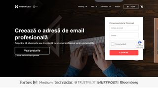 
                            3. Webmail: creează sau accesează contul tău de email ... - Hostinger.ro