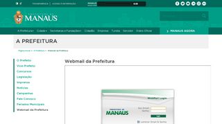 
                            10. Webmail da Prefeitura - Prefeitura Municipal de Manaus