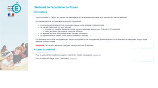 
                            5. Webmail de l'académie de Rouen