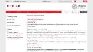 
                            8. Webmail degli studenti | Università di Torino