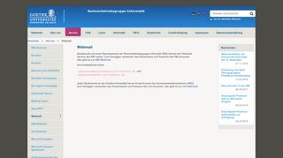 
                            3. Webmail — Deutsch - Benutzer-Homepages - Goethe-Universität