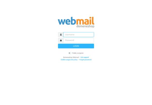 
                            2. Webmail Domeneshop