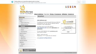 
                            8. WebMail - EditArea - Create website