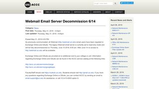 
                            13. Webmail Email Server Decommission 6/14 | Academic Computing and ...