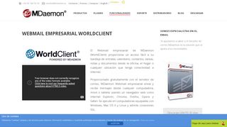 
                            6. Webmail empresarial WorldClient - MDaemon