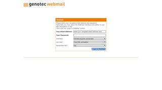 
                            1. Webmail - Genotec