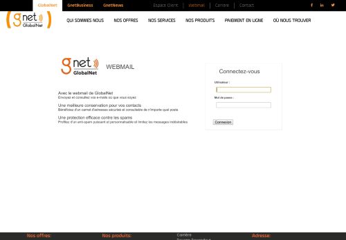 
                            3. webmail - GlobalNet
