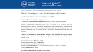 
                            3. Webmail :: Guide di configurazione client di posta elettronica