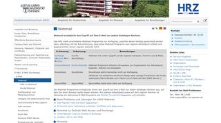 
                            10. Webmail — Hochschulrechenzentrum (HRZ)