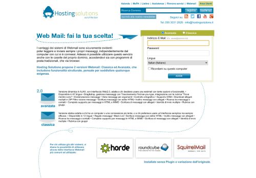 
                            12. Webmail Hosting Solutions