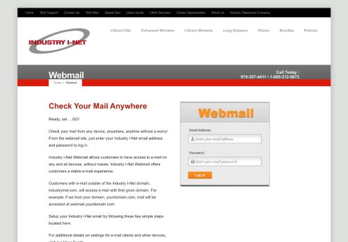 
                            12. Webmail | Industry I-Net