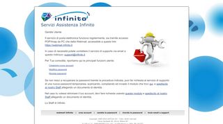 
                            5. Webmail Infinito - Servizi Infinito - Infinito.it