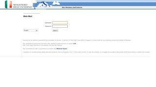 
                            4. Webmail Interno - Ministero dell'Interno