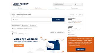 
                            7. Webmail - Knowledgebase / E-mail - Dansk Kabel TV Kundecenter